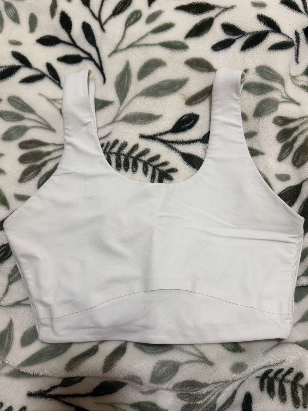 all in motion White Scoop Neck Seamless Sports Bra